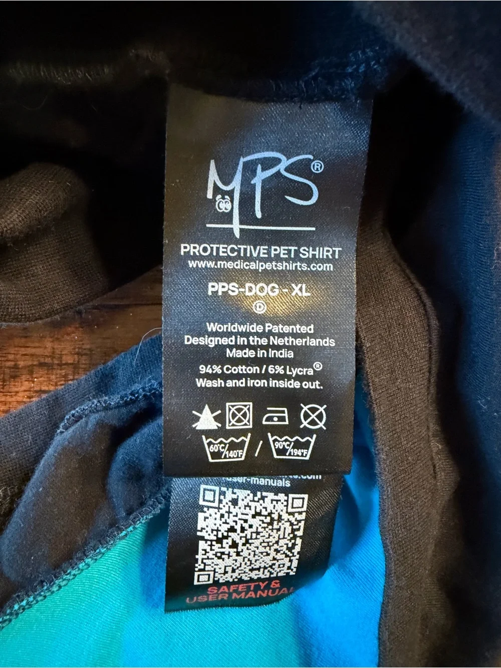 Black Dog Recovery Suit for Post-Surgery & Incontinence Care
